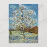 Vincent van Gogh The Pink Peach Tree Postcard<br><div class="desc">A peach tree with pink blooms as painted by Vincent van Gogh.</div>