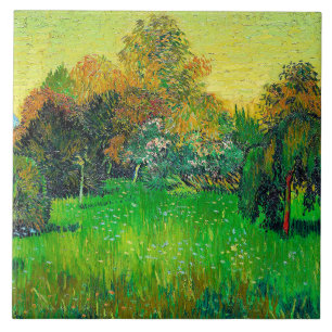 Vincent van Gogh, The Poet's Garden, Tile