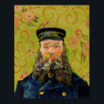 Vincent Van Gogh The Postman art Poster<br><div class="desc">Vincent Willem van Gogh (1853 – 1890) was a Dutch post-Impressionist painter whose work had far-reaching influence on 20th-century art. His output includes portraits,  self portraits,  landscapes,  still lifes,  olive trees and cypresses... .</div>