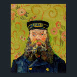 Vincent Van Gogh The Postman art Poster<br><div class="desc">Vincent Willem van Gogh (1853 – 1890) was a Dutch post-Impressionist painter whose work had far-reaching influence on 20th-century art. His output includes portraits,  self portraits,  landscapes,  still lifes,  olive trees and cypresses... .</div>