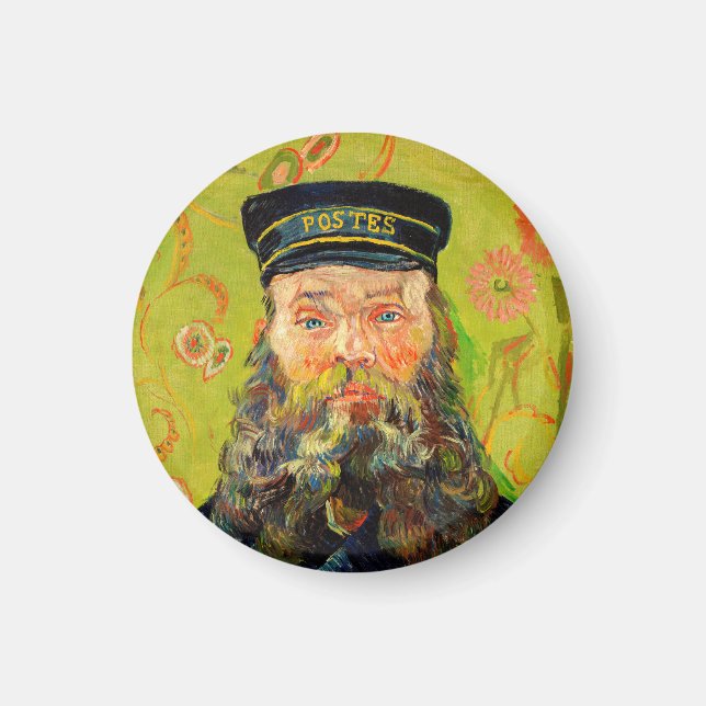 Vincent Van Gogh The Postman Joseph Roulin Magnet (Front)