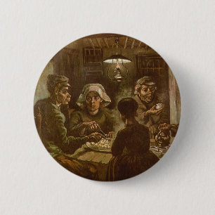 Vincent van Gogh - The Potato Eaters 6 Cm Round Badge