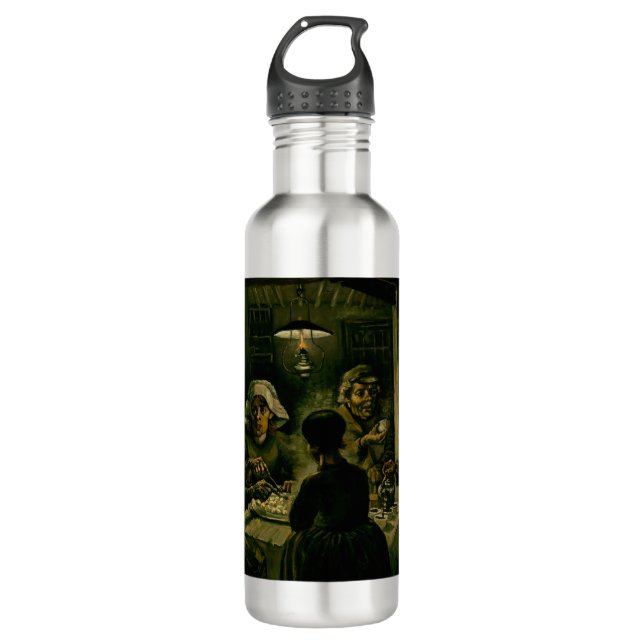 Vincent van Gogh - The Potato Eaters 710 Ml Water Bottle (Front)