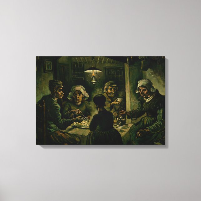 Vincent van Gogh - The Potato Eaters Canvas Print (Front)