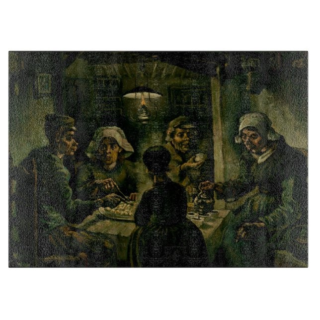 Vincent van Gogh - The Potato Eaters Cutting Board (Front)