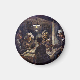 Vincent Van Gogh The Potato Eaters Fine Art Magnet