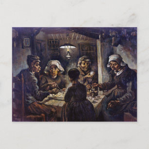 Vincent Van Gogh The Potato Eaters Fine Art Postcard