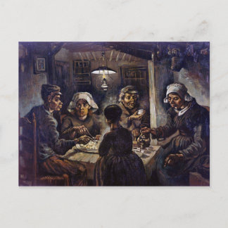 Vincent Van Gogh The Potato Eaters Fine Art Postcard