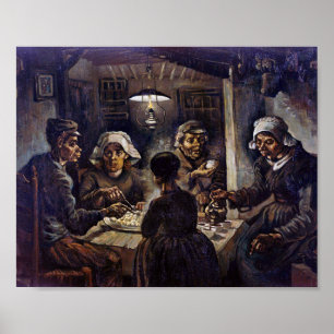 Vincent Van Gogh The Potato Eaters Fine Art Poster