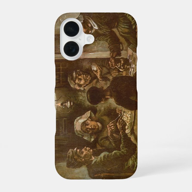 Vincent van Gogh - The Potato Eaters iPhone 16 Case (Back)