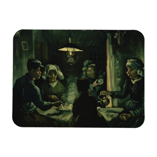 Vincent van Gogh - The Potato Eaters Magnet (Horizontal)