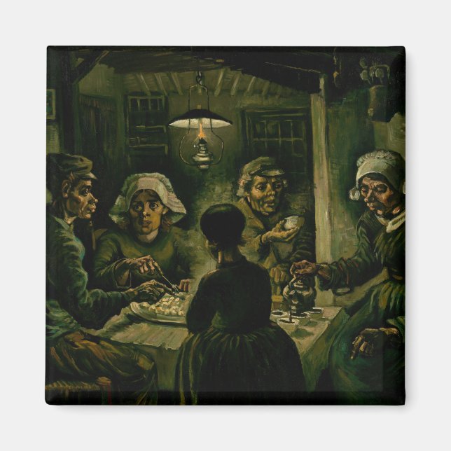 Vincent van Gogh - The Potato Eaters Magnet (Front)