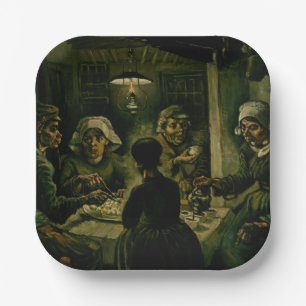 Vincent van Gogh - The Potato Eaters Paper Plate