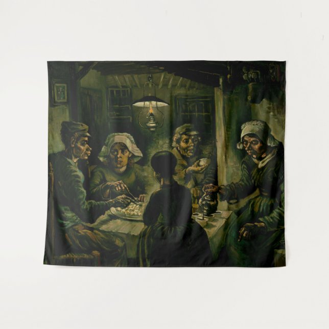 Vincent van Gogh - The Potato Eaters Tapestry (Front (Horizontal))