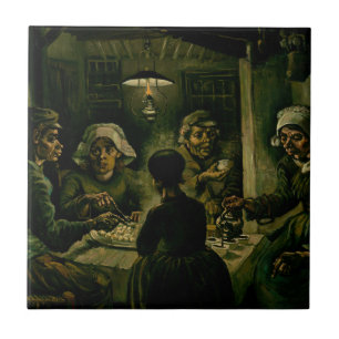 Vincent van Gogh - The Potato Eaters Tile