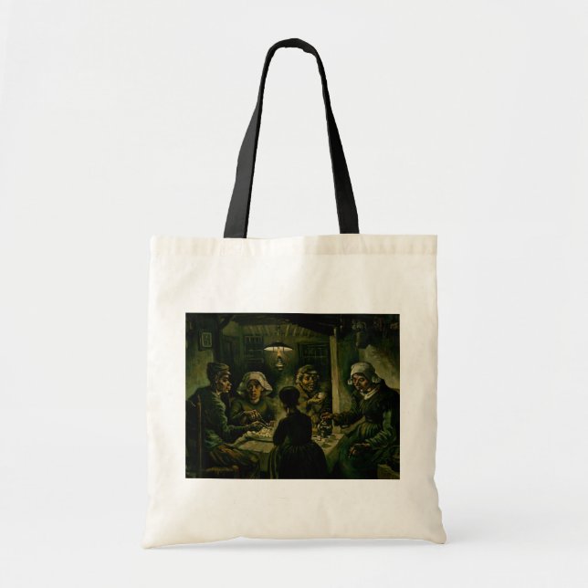 Vincent van Gogh - The Potato Eaters Tote Bag (Front)