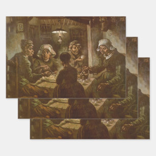 Vincent van Gogh - The Potato Eaters Wrapping Paper Sheet