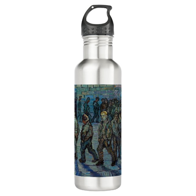 Vincent van Gogh - The Prison Courtyard 710 Ml Water Bottle (Front)