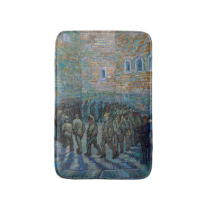 Vincent van Gogh - The Prison Courtyard Bath Mat