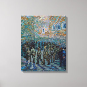 Vincent van Gogh - The Prison Courtyard Canvas Print