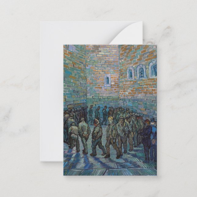 Vincent van Gogh - The Prison Courtyard Card (Front)