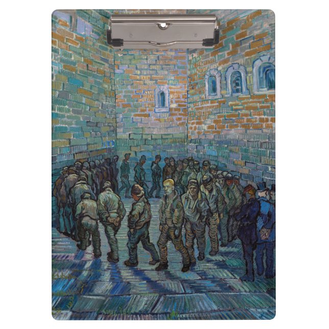 Vincent van Gogh - The Prison Courtyard Clipboard (Front)