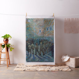 Vincent van Gogh - The Prison Courtyard Fabric