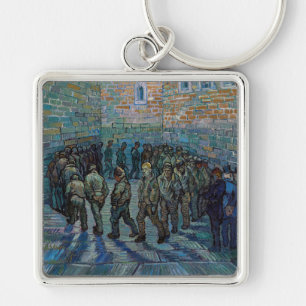 Vincent van Gogh - The Prison Courtyard Key Ring