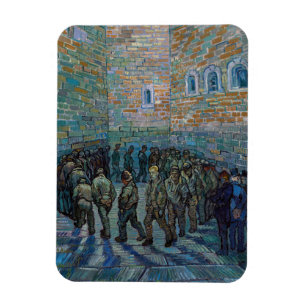 Vincent van Gogh - The Prison Courtyard Magnet