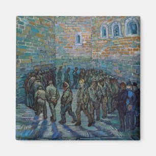 Vincent van Gogh - The Prison Courtyard Magnet