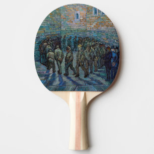 Vincent van Gogh - The Prison Courtyard Ping Pong Paddle
