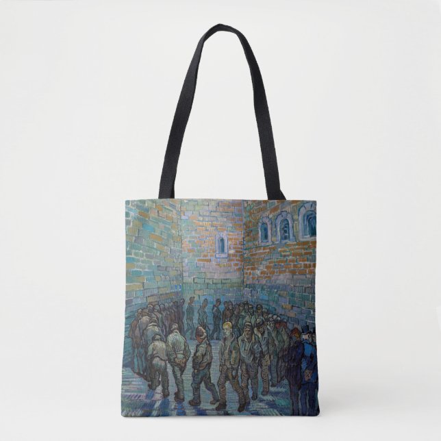 Vincent van Gogh - The Prison Courtyard Tote Bag (Front)
