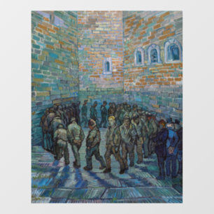 Vincent van Gogh - The Prison Courtyard Window Cling