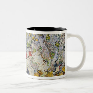 Vincent van Gogh   The ravine of the Peyroulets Two-Tone Coffee Mug