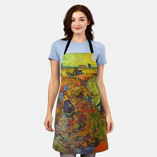 Vincent van Gogh - The Red Vineyard Apron (Worn)