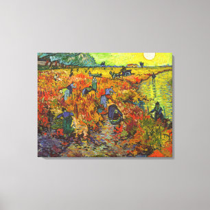 Vincent van Gogh - The Red Vineyard Canvas Print