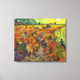 Vincent van Gogh - The Red Vineyard Canvas Print