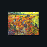 Vincent van Gogh - The Red Vineyard Canvas Print<br><div class="desc">The Red Vineyard - Vincent van Gogh,  1888</div>