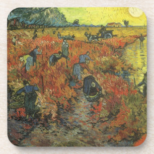 Vincent van Gogh - The Red Vineyard Coaster