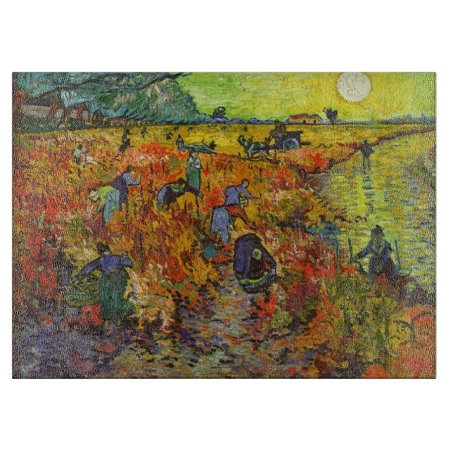 Vincent van Gogh - The Red Vineyard Cutting Board (Front)