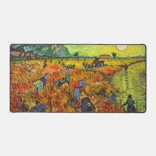 Vincent van Gogh - The Red Vineyard Desk Mat