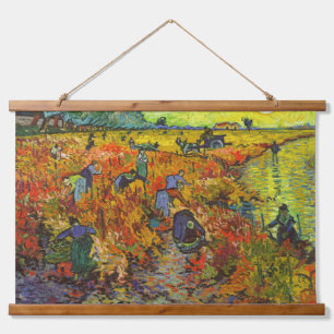 Vincent van Gogh - The Red Vineyard Hanging Tapestry