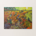 Vincent van Gogh - The Red Vineyard Jigsaw Puzzle<br><div class="desc">The Red Vineyard - Vincent van Gogh,  1888</div>