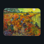 Vincent van Gogh - The Red Vineyard Magnet<br><div class="desc">The Red Vineyard - Vincent van Gogh,  1888</div>