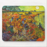 Vincent van Gogh - The Red Vineyard Mouse Mat<br><div class="desc">The Red Vineyard - Vincent van Gogh,  1888</div>
