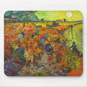 Vincent van Gogh - The Red Vineyard Mouse Mat