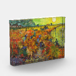 Vincent van Gogh - The Red Vineyard Photo Block<br><div class="desc">The Red Vineyard - Vincent van Gogh,  1888</div>