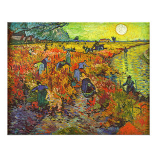Vincent van Gogh - The Red Vineyard Photo Print
