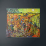 Vincent van Gogh - The Red Vineyard Tapestry<br><div class="desc">The Red Vineyard - Vincent van Gogh,  1888</div>
