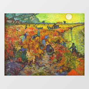 Vincent van Gogh - The Red Vineyard Window Cling